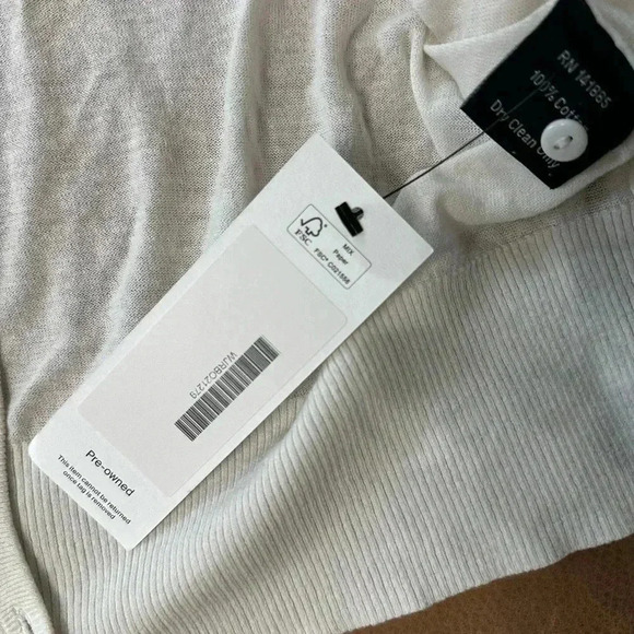 Jarbo Cream Color Cardigan Women’s Size 1 (Small) Flawed - Picture 8 of 10